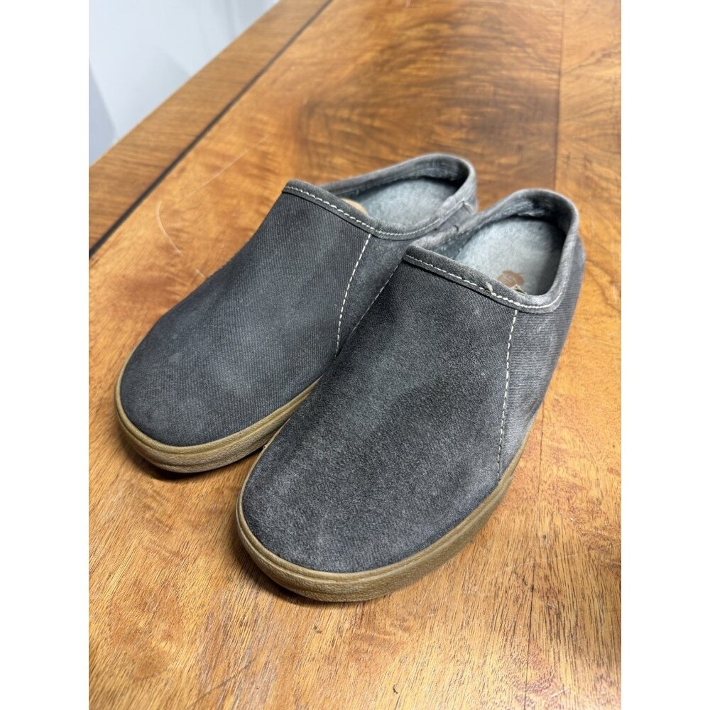 ACORN Men's 10 Gray Crossroad Mule Slip On Indoor/Outdoor Slippers
